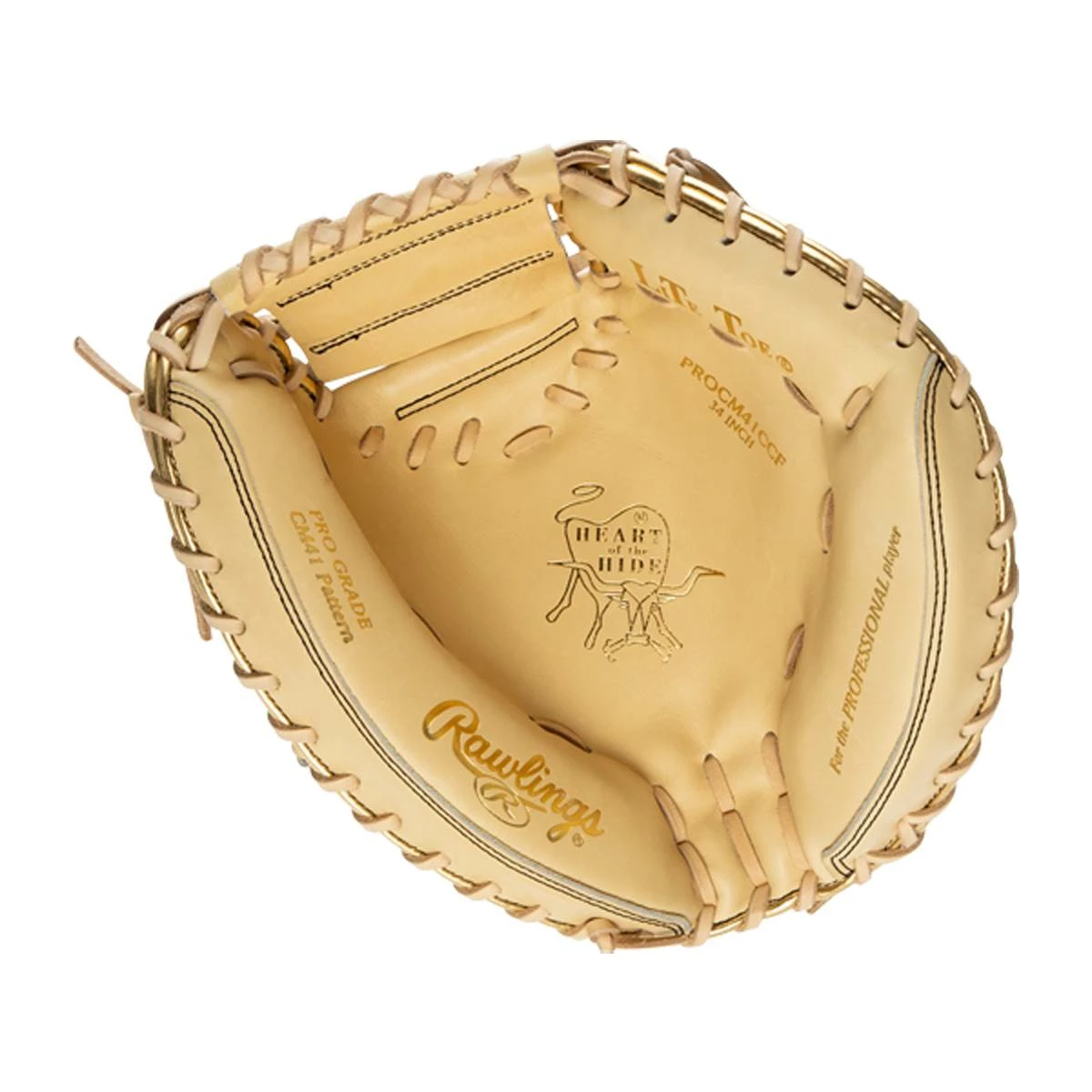 Rawlings Heart Of The Hide Hyper Shell 34" Baseball Catcher's Mitt 4 Rawlings Heart Of The Hide Hyper Shell 34" Baseball Catcher's Mitt - Image 2