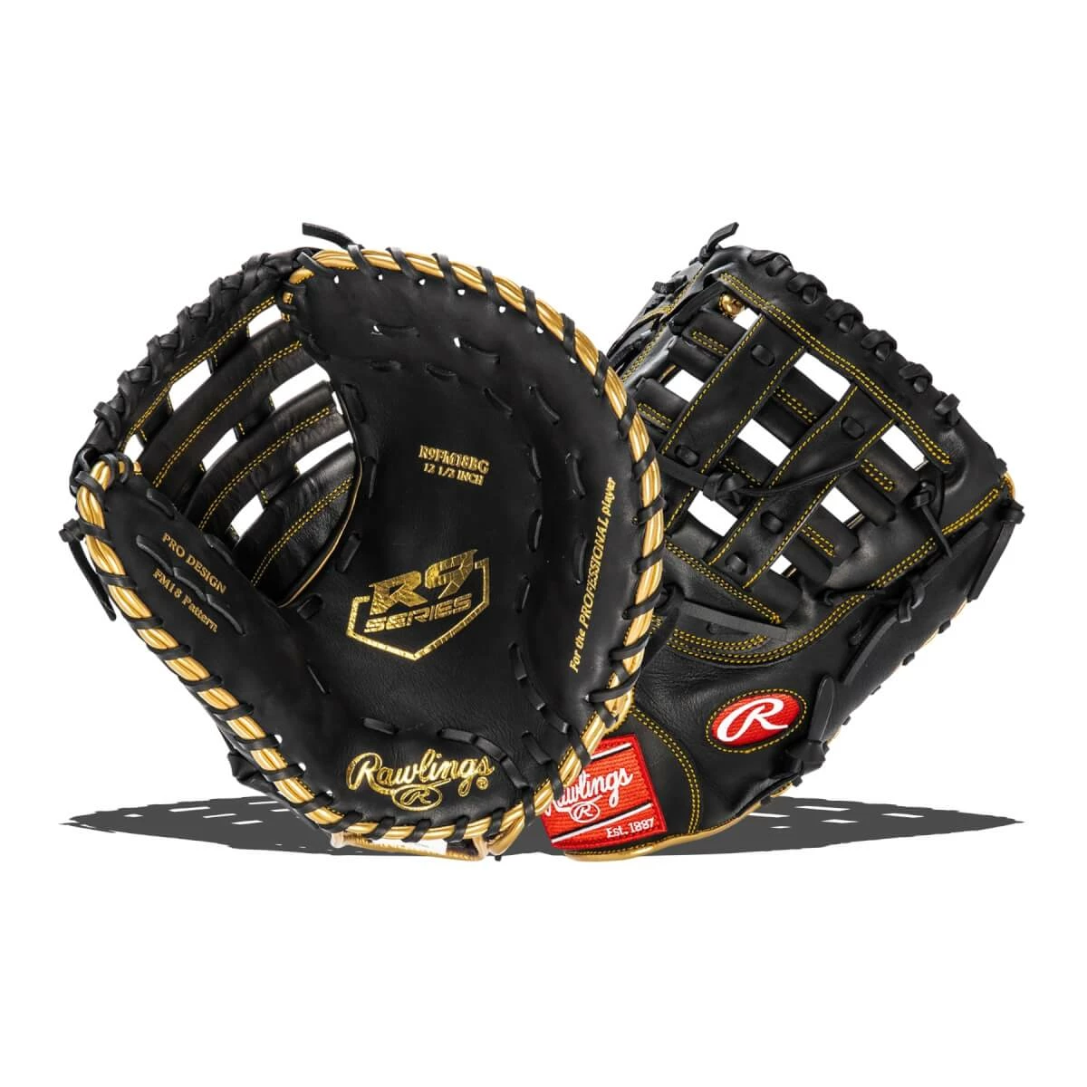 Rawlings R9 12.5" Baseball First Base Mitt 3 Rawlings R9 12.5" Baseball First Base Mitt
