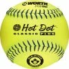 Worth Slo Pitch Ontario Hot Dot 12'' Yellow Softball DZ SPO12HDSY -Outlet Baseball Gloves Store 2547d1574426c2bde0b18e147b7a3ab5