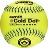 Worth Slo Pitch Ontario Gold Dot 12'' Yellow Softball DZ SPO12CY -Outlet Baseball Gloves Store 3c2809abe1085ca746b66c5505376639