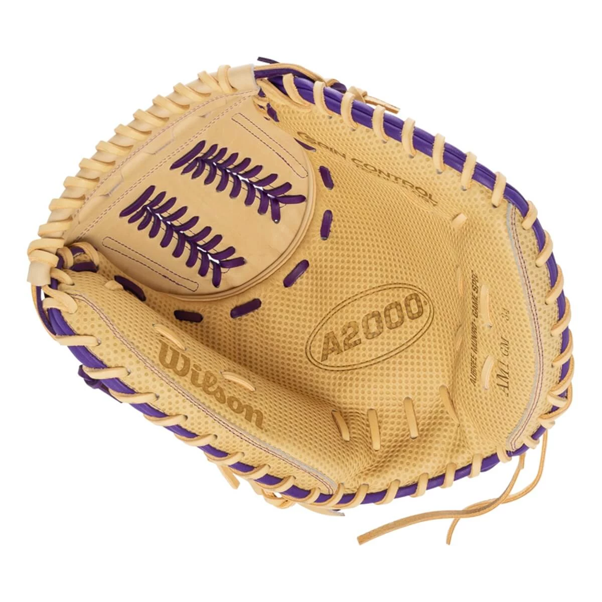 Wilson A2000 SuperSkin AM1 Spin Control Aubree Munro 34" Fastpitch Softball Catcher's Mitt 8 Wilson A2000 SuperSkin AM1 Spin Control Aubree Munro 34" Fastpitch Softball Catcher's Mitt - Image 6