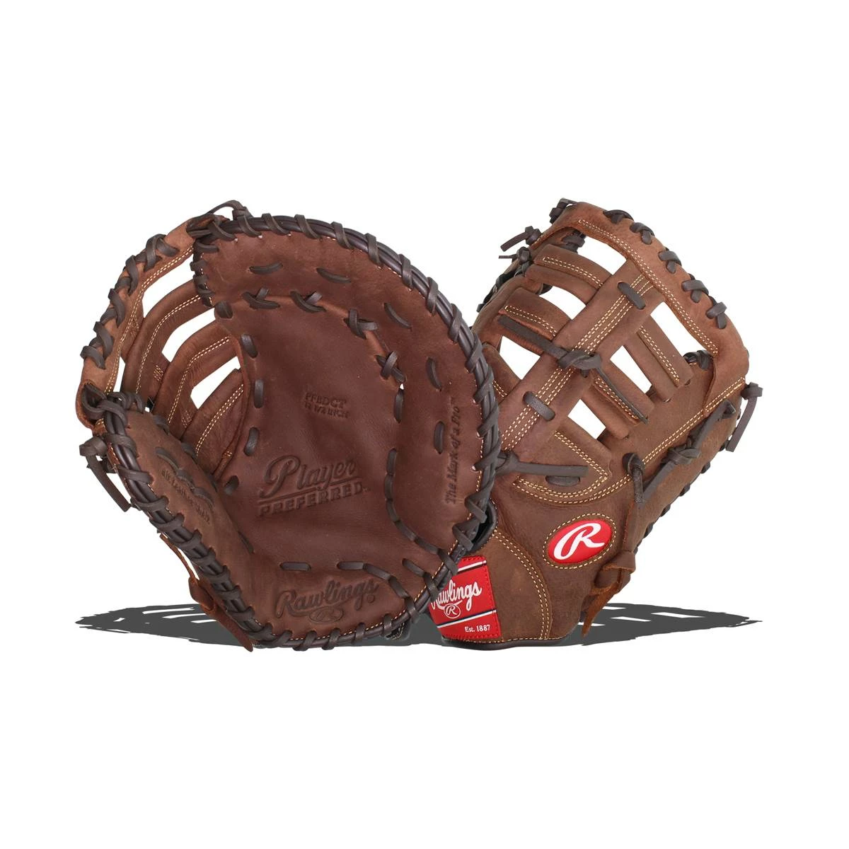 Rawlings Player Preferred 12.5" Baseball First Base Mitt 3 Rawlings Player Preferred 12.5" Baseball First Base Mitt