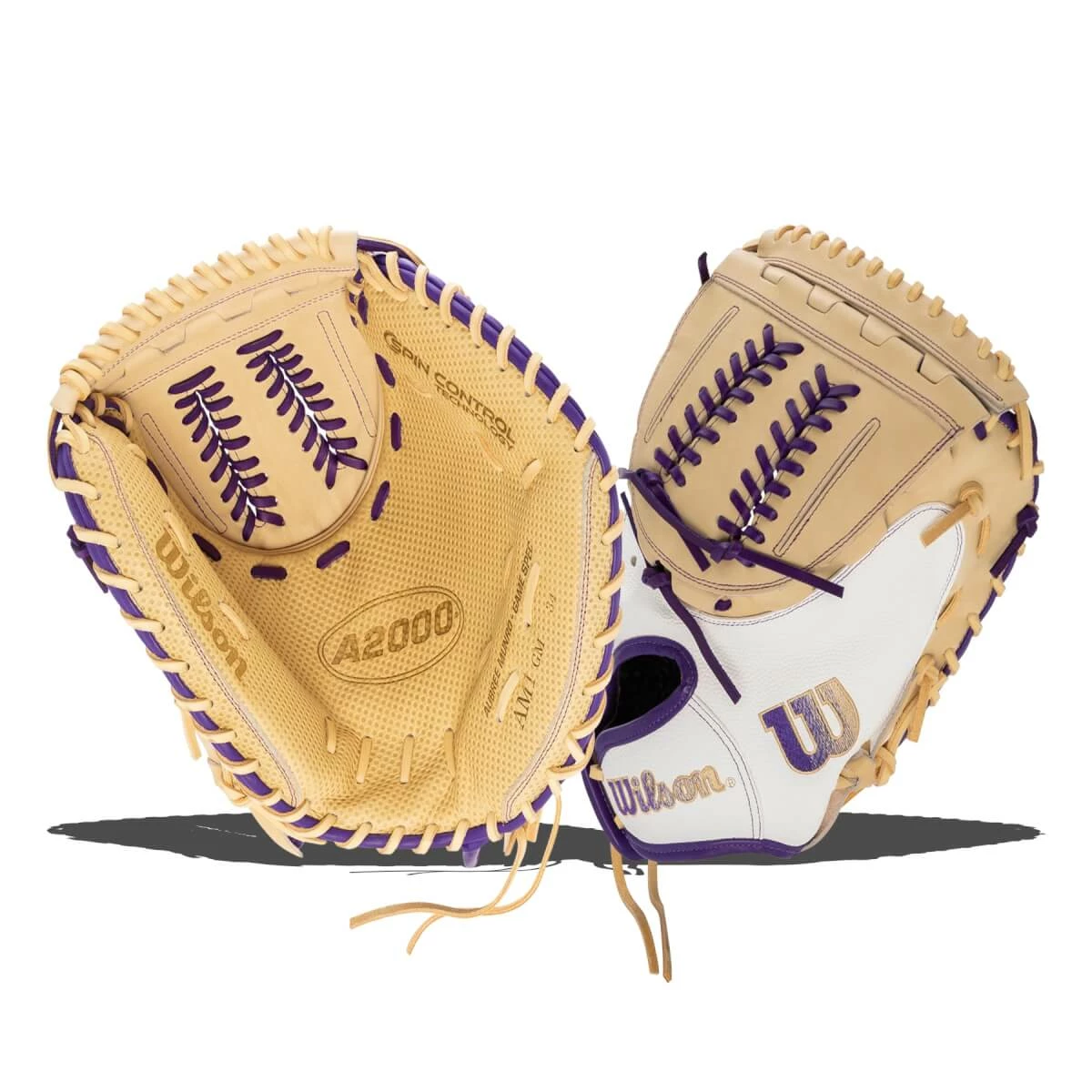 Wilson A2000 SuperSkin AM1 Spin Control Aubree Munro 34" Fastpitch Softball Catcher's Mitt 3 Wilson A2000 SuperSkin AM1 Spin Control Aubree Munro 34" Fastpitch Softball Catcher's Mitt