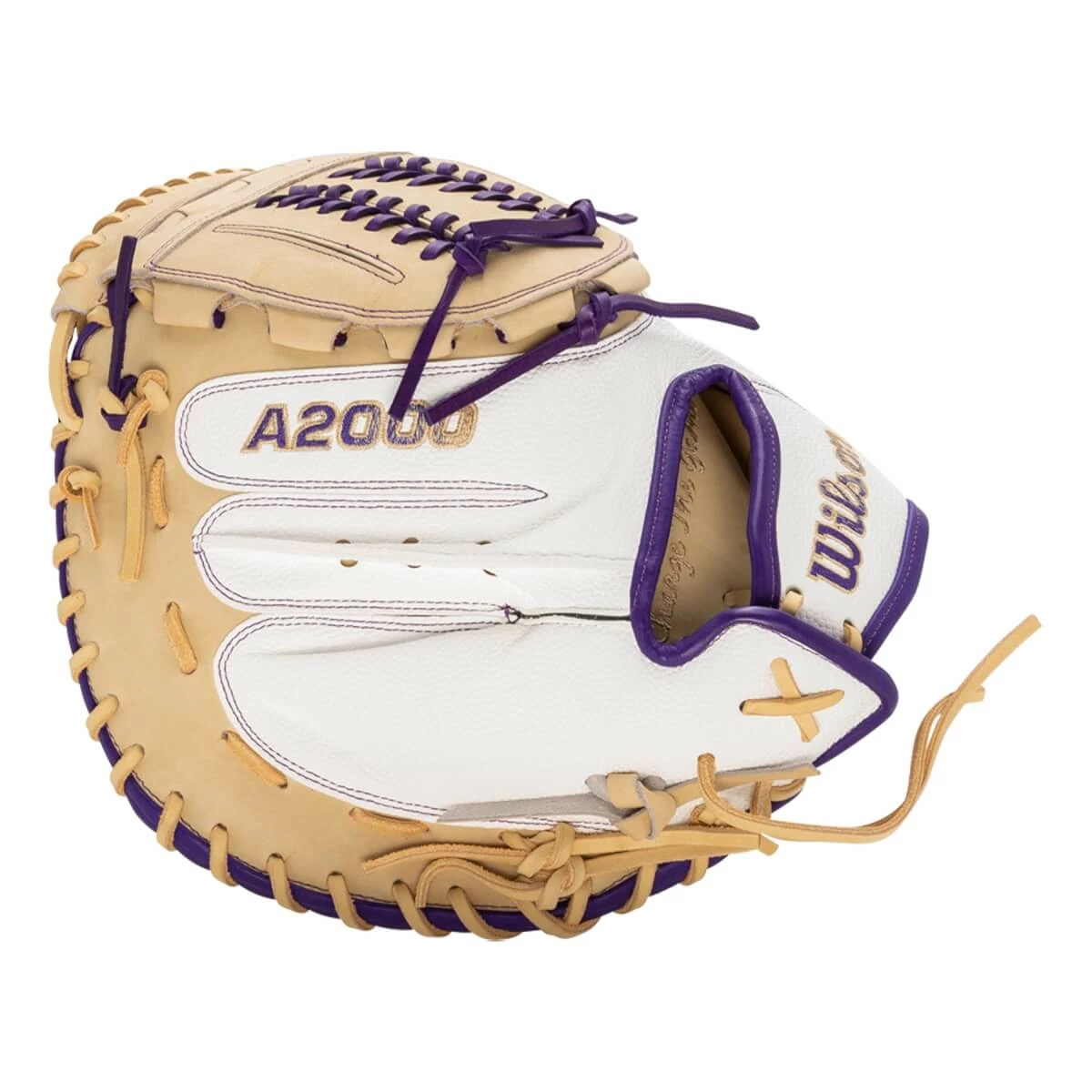 Wilson A2000 SuperSkin AM1 Spin Control Aubree Munro 34" Fastpitch Softball Catcher's Mitt 7 Wilson A2000 SuperSkin AM1 Spin Control Aubree Munro 34" Fastpitch Softball Catcher's Mitt - Image 5