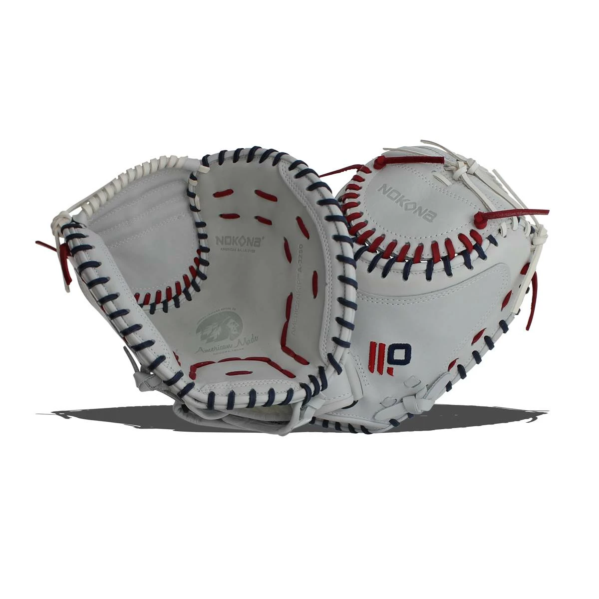 Nokona American Kip 32.5" Fastpitch Catcher's Mitt 3 Nokona American Kip 32.5" Fastpitch Catcher's Mitt